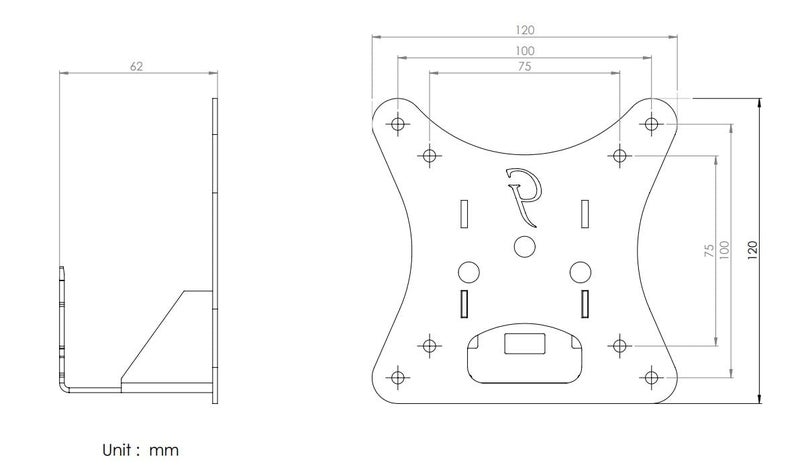 Gladiator Joe Monitor Arm/Mount VESA Bracket Adapter Compatible with Acer G227HQL, G237HL, G247HYL, H226HQL, H236HL, SA230 bi, SB220q (See Full Model List Below) - 100% Made in North America - Image 2